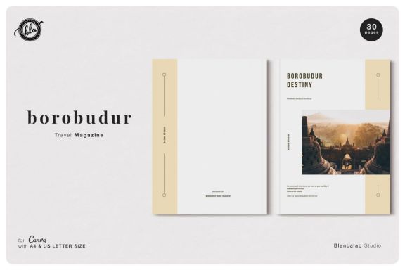 Canva Travel Magazine | Borobudur