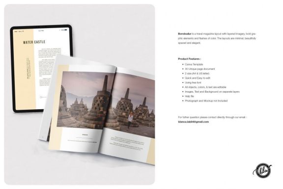 Canva Travel Magazine | Borobudur