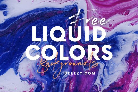 8 Free Liquid Color Backgrounds