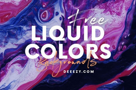 8 Free Liquid Color Backgrounds