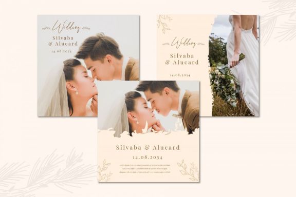 Instagram Moodboard wedding template