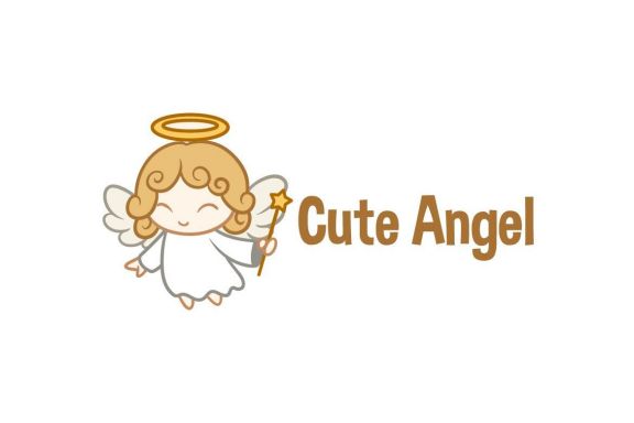 Cute Angel Logo