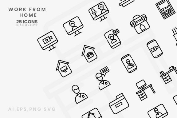 Work From Home Icon