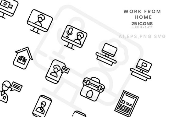 Work From Home Icon