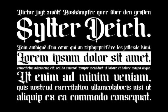 Amika Blackletter Font