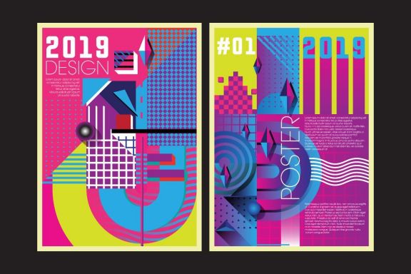 90s poster template