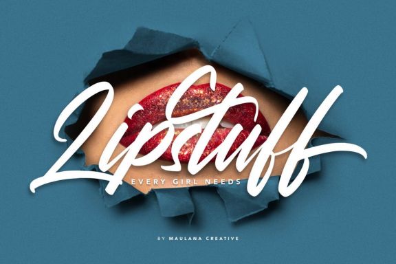Viesta Brush Script Vintage Handmade Font Typeface