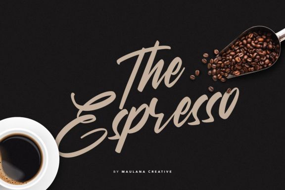 Viesta Brush Script Vintage Handmade Font Typeface