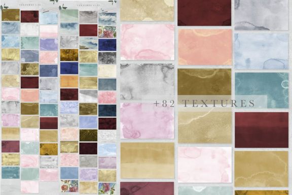 Floral Tenderness Watercolor Collection