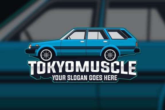 Muscle car logo