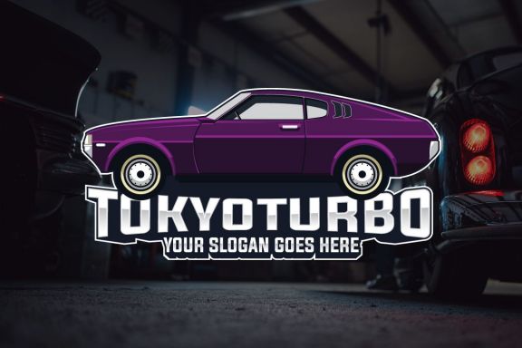 Muscle car logo