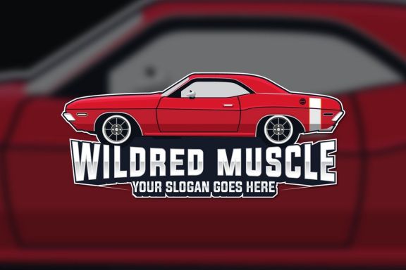 Muscle car logo