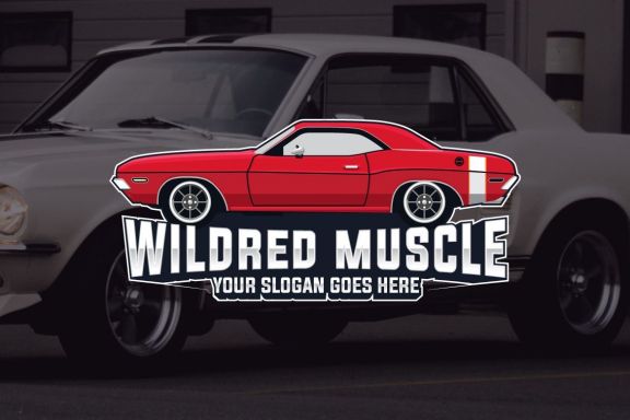 Muscle car logo