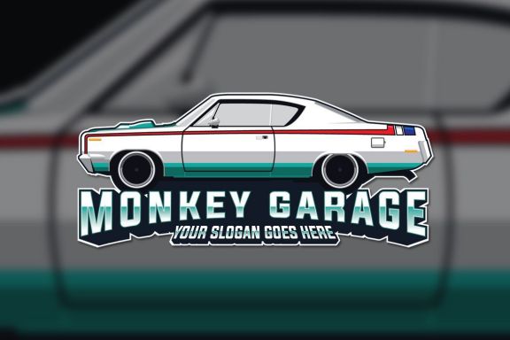 Muscle car logo