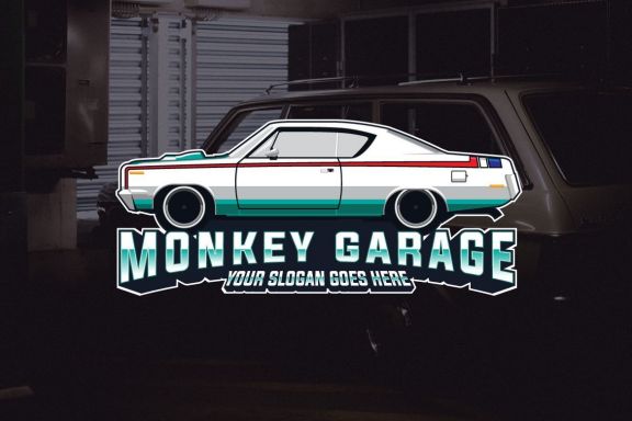 Muscle car logo