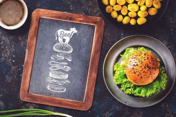 Burger Bar Chalkboard Mock-up