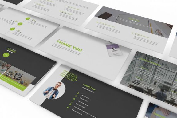Resume CV Powerpoint Template