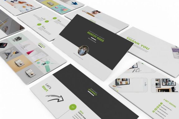 Resume CV Powerpoint Template