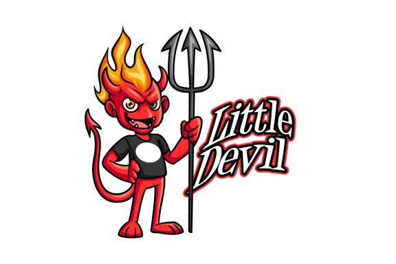 Devil Logo on Behance | Tattoo graphic, Overwatch tattoo, Logo design art