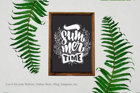 ChalkBoard And Fern Scene Creator