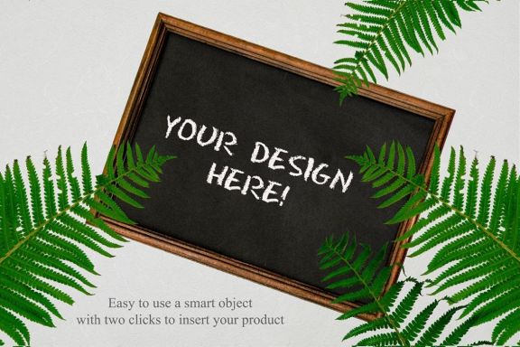ChalkBoard And Fern Scene Creator