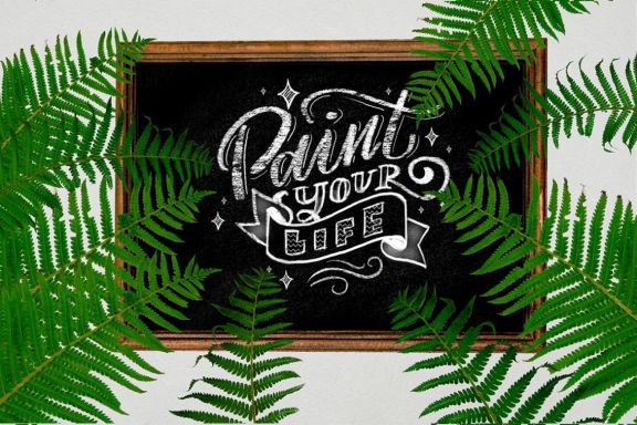 ChalkBoard And Fern Scene Creator