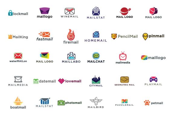 Set of 30 Email Logos