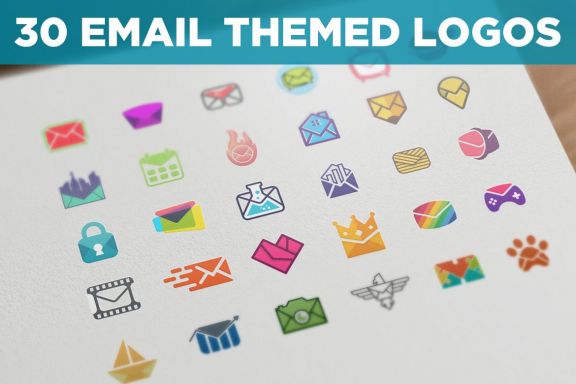 Set of 30 Email Logos