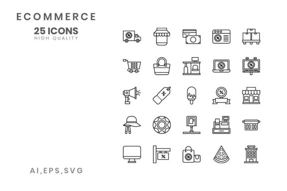 Icon Ecommerce Line
