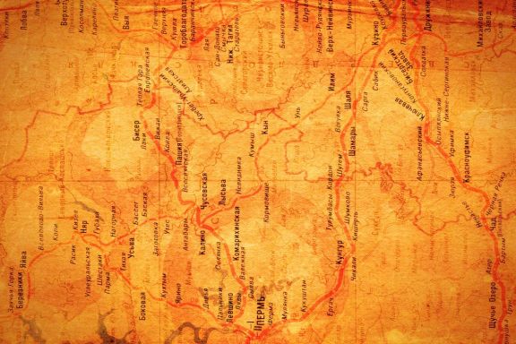 Vintage USSR Map Textures