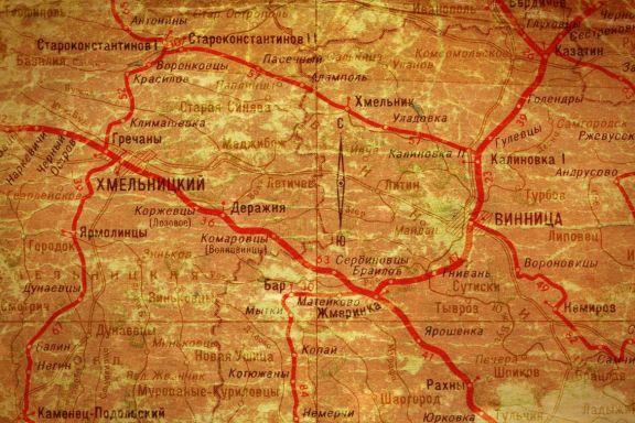 Vintage USSR Map Textures