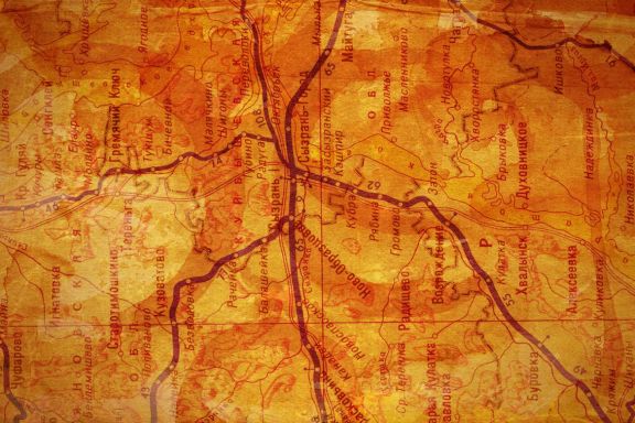 Vintage USSR Map Textures