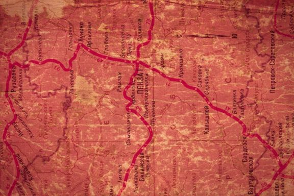 Vintage USSR Map Textures