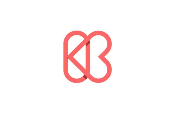 K love logo design 