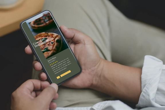 Instagram stories and posts powerpoint template - testimonial collection