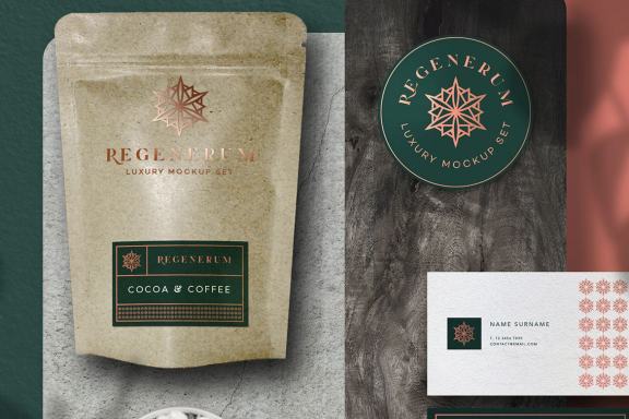 Regenerum Luxury Stationery Mockup Set
