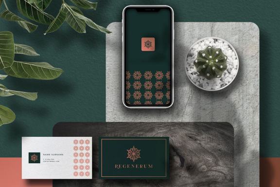 Regenerum Luxury Stationery Mockup Set