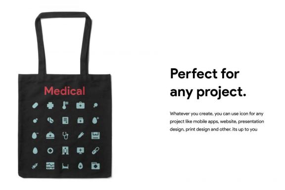 25 Medical Glyph Icon
