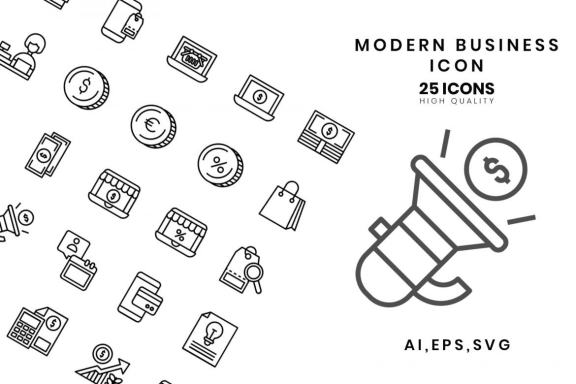 Modern Business Icon