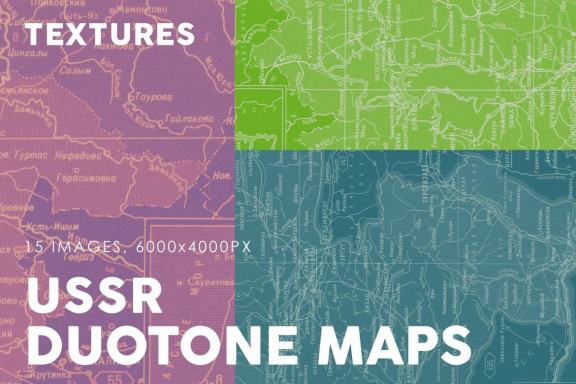 Duotone USSR Map Textures 1