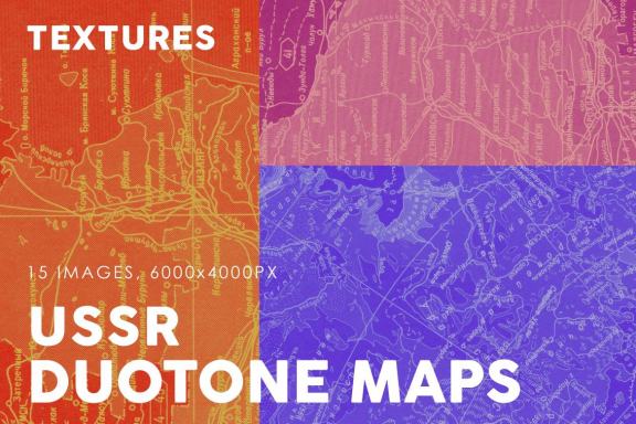 Duotone USSR Map Textures 2