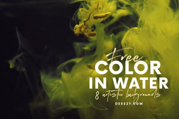 8 Free Color in Water Backgrounds