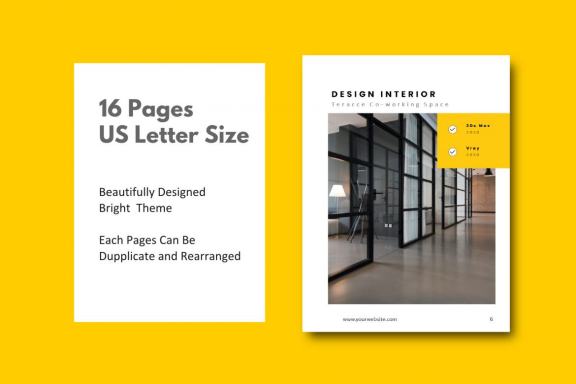 Graphic designer portfolio ebook powerpoint presentation template