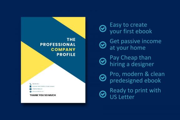 Company profile teams ebook powerpoint presentation template