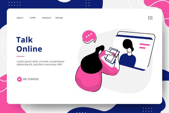 Social Media set Illustration