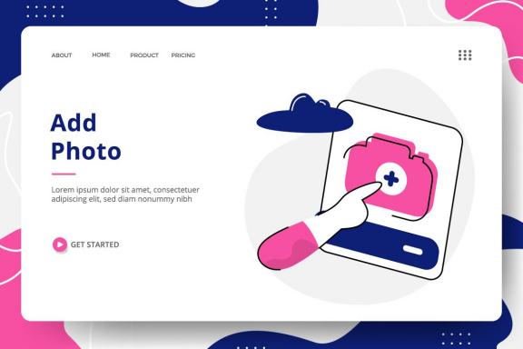 Social Media set Illustration