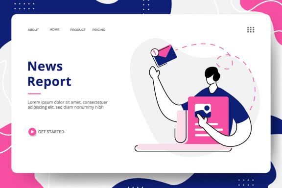 Social Media set Illustration