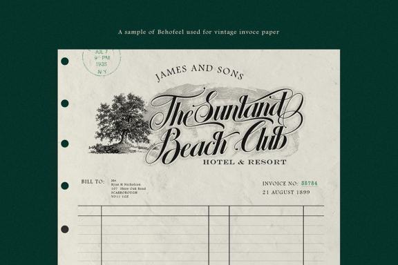Behofeel Decorative Script