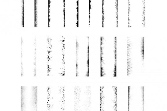 Distressed Edges Photoshop Brushes and PNGs