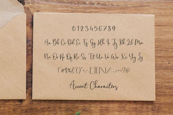 Amalia Salvatore Beautiful Modern Calligraphy Font
